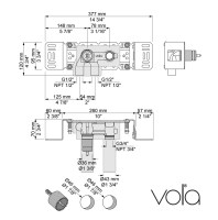 MEDIDAS CUERPO EMPOTRADO MONOMANDO VOLA